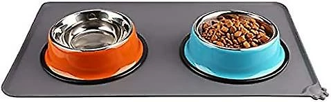 Unbranded Silicon Floor Cat Dog Pet Feeding Bowl Mat Antidérapant Imperméable Essuyable Facile à Nettoyer (noir) 3 Unbranded Silicon Floor Cat Dog Pet Feeding Bowl Mat Antidérapant Imperméable Essuyable Facile à Nettoyer (noir) – Image 3