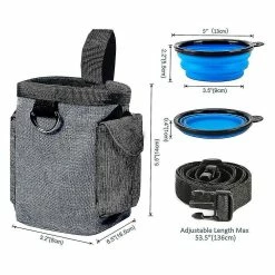 Lequeen Dog Treat Pouch Dog Training Pouch Bag Avec Bandoulière à La Taille, Distributeur De Sac à Crottes Et Sac De Dressage De Friandises Pliable Pour Friandises, Croquettes, Animaux De Compagnie -Pet Soin 531499252 max