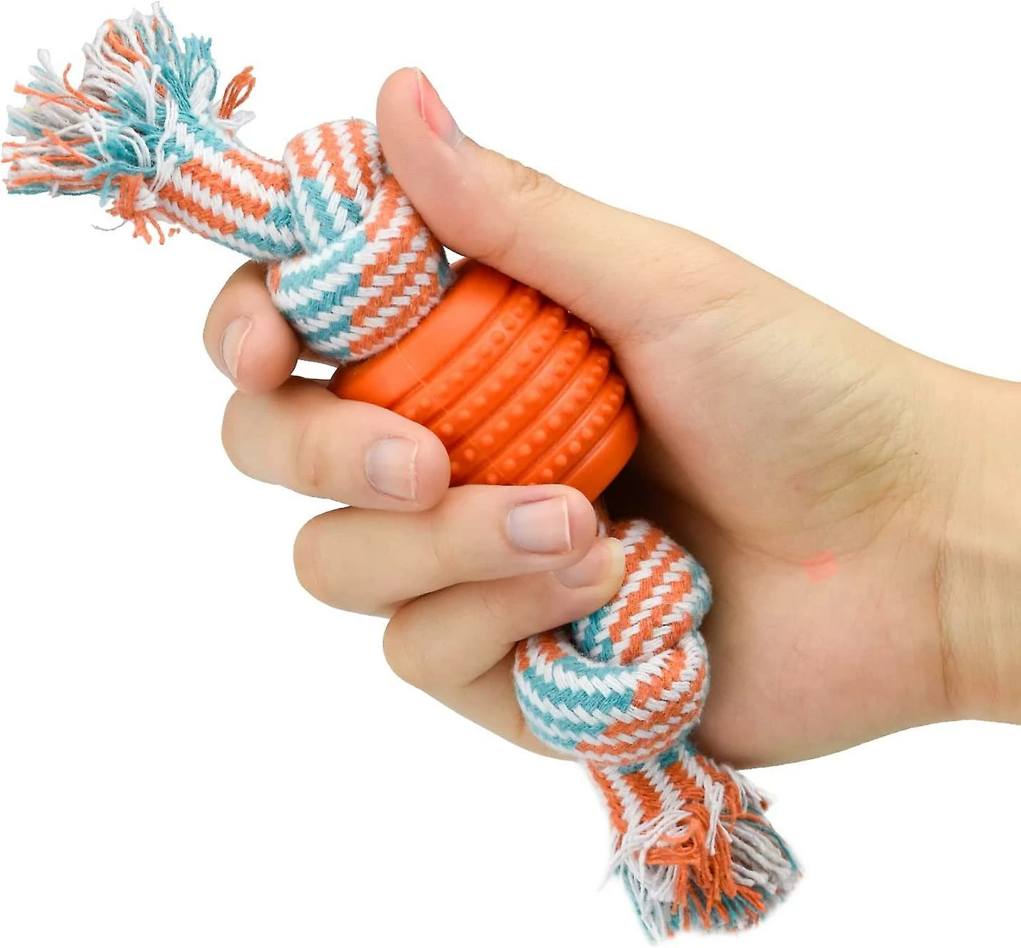 Unbranded 4 Pinède; Ces Jouets Agrave; Macirc; Cher Pour Les Chiots Jouets Corde Avec Ball Dog Teet 3 Unbranded 4 Pinède; Ces Jouets Agrave; Macirc; Cher Pour Les Chiots Jouets Corde Avec Ball Dog Teet – Image 3