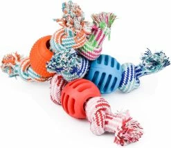 Unbranded 4 Pinède; Ces Jouets Agrave; Macirc; Cher Pour Les Chiots Jouets Corde Avec Ball Dog Teet 8 Unbranded 4 Pinède; Ces Jouets Agrave; Macirc; Cher Pour Les Chiots Jouets Corde Avec Ball Dog Teet -Pet Soin 531691374 max