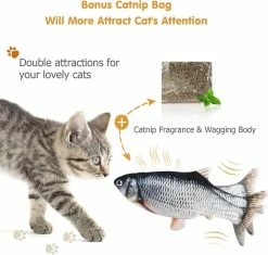 Unbranded Flopping Fish Toy Pour Chiens, Jouet Interactif Floppy Fish Dog, Dancing Wiggle Cat Kicker 8 Unbranded Flopping Fish Toy Pour Chiens, Jouet Interactif Floppy Fish Dog, Dancing Wiggle Cat Kicker -Pet Soin 531693639 max