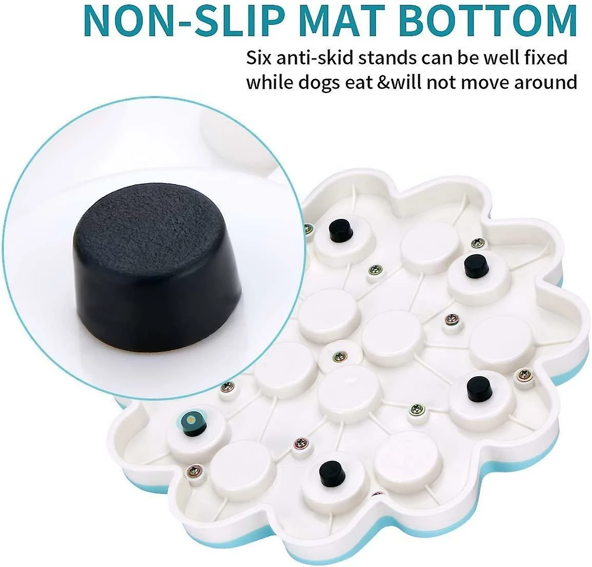 Unbranded Dog Puzzle Feeder Toy, Distributeur De Friandises Interactif Puzzle Dog Toy, Jeux De Dressage De Chien Feed 3 Unbranded Dog Puzzle Feeder Toy, Distributeur De Friandises Interactif Puzzle Dog Toy, Jeux De Dressage De Chien Feed – Image 3