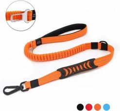 Unbranded Dog Leash Durable Nylon Material Dog Leash Reflective Elastic Shock Absorber Bon Pour Trai