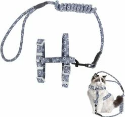 Unbranded Cat Harness With Leash, Cat Leash And Harness Set, Leash Escape Harness And Dog Leash Set