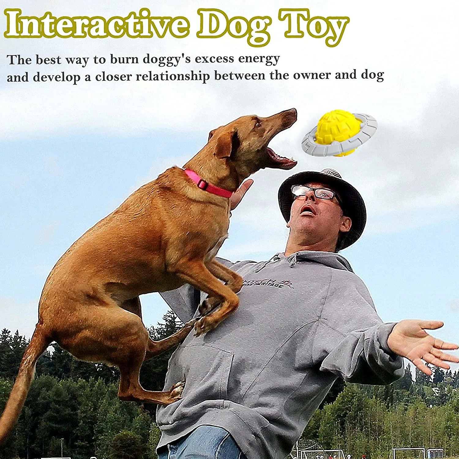 Unbranded Indestructible Dog Chew Toy, Squeaky Dog Toy Sound Ball, Interactive Dog Toy Suitable 5 Unbranded Indestructible Dog Chew Toy, Squeaky Dog Toy Sound Ball, Interactive Dog Toy Suitable – Image 5