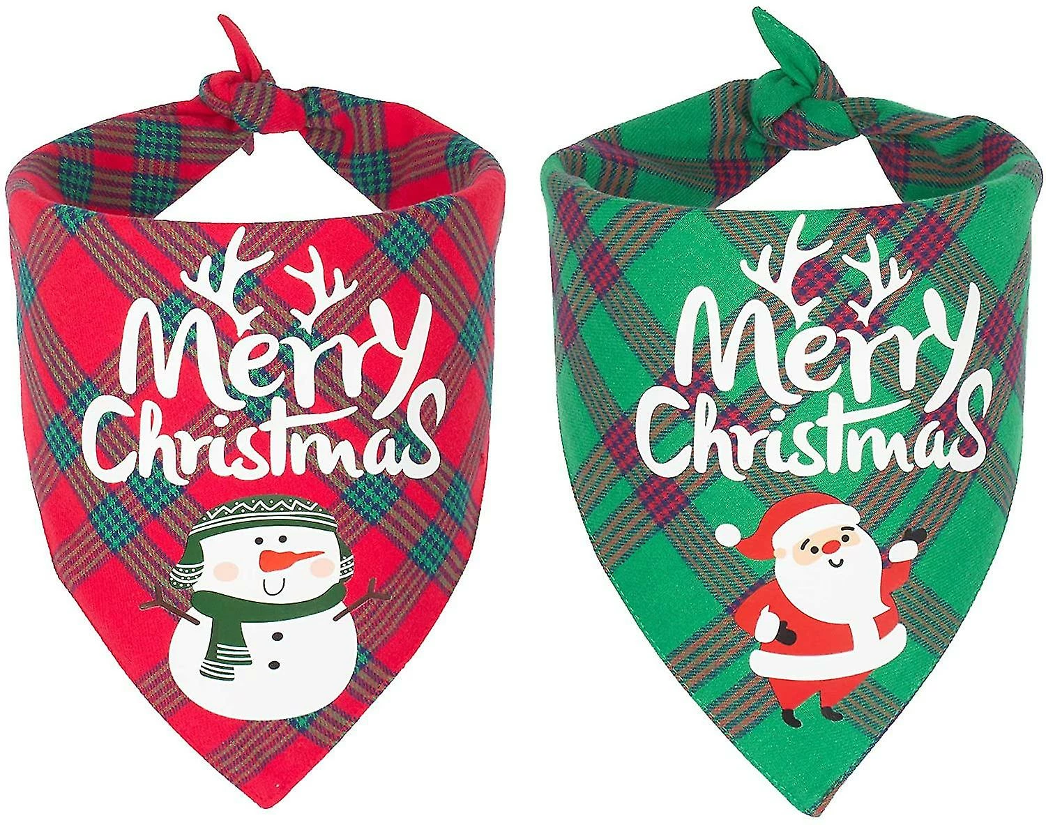 Unbranded 2 Pack Christmas Dog Bandana Classic Buffalo Plaid Pet Scarf Dog Triangle Bibs Kerchief Costume 1 Unbranded 2 Pack Christmas Dog Bandana Classic Buffalo Plaid Pet Scarf Dog Triangle Bibs Kerchief Costume