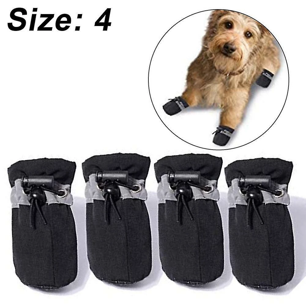 Unbranded Chaussures Pour Chien Pour Protecteur De Patte De Trottoir Chaud, Semelle Antidérapante été Cat Dog Boots Avec Sangles Réfléchissantes 4pcs 2 Unbranded Chaussures Pour Chien Pour Protecteur De Patte De Trottoir Chaud, Semelle Antidérapante été Cat Dog Boots Avec Sangles Réfléchissantes 4pcs – Image 2