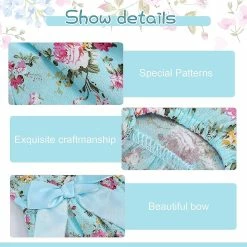 Unbranded Chien Bowknot Robe Florale Pet Princess Dress Dog Sundress Dog Princess Dress Puppy Summer Dress -Pet Soin 535927102 max