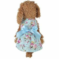 Unbranded Chien Bowknot Robe Florale Pet Princess Dress Dog Sundress Dog Princess Dress Puppy Summer Dress -Pet Soin 535927235 max