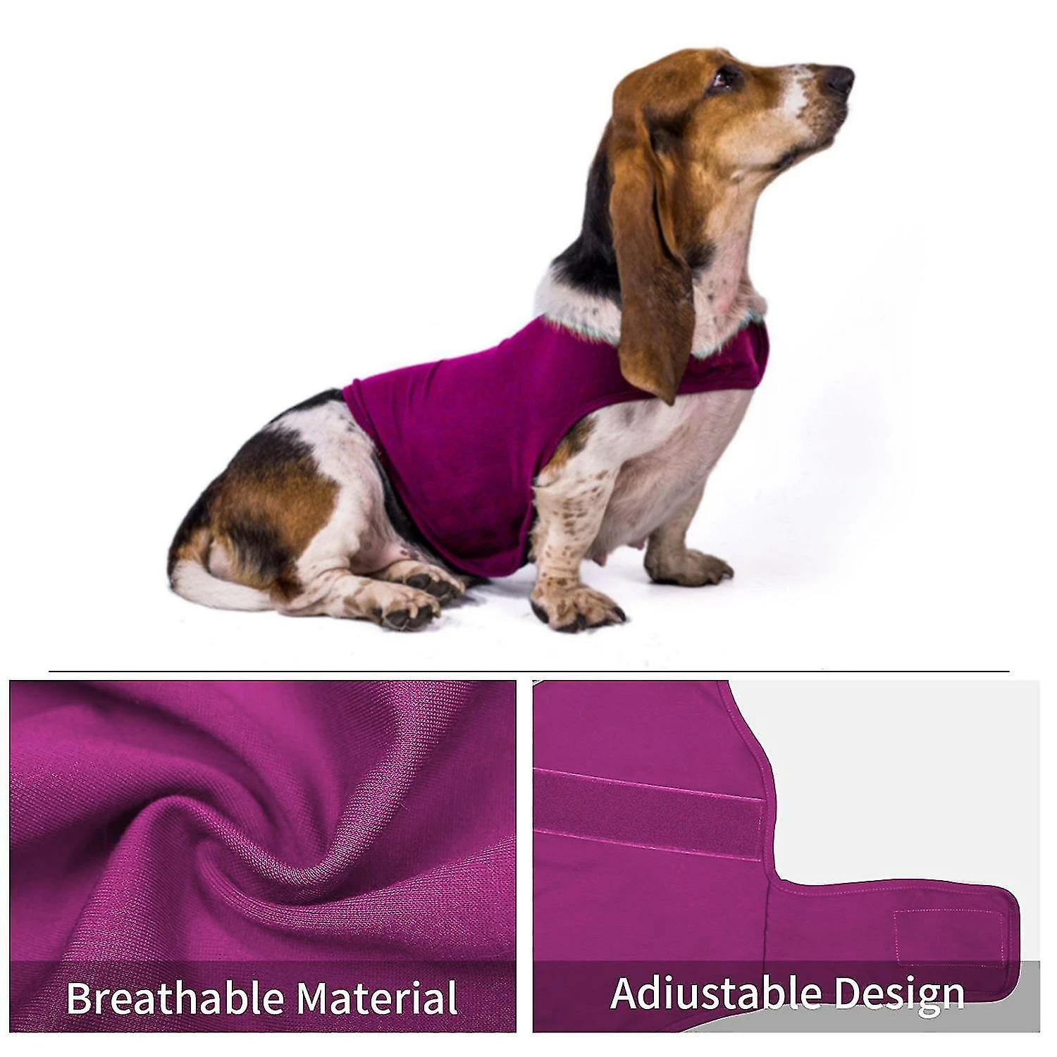Unbranded Comfort Dog Anxiety Relief Coat, Dog Anxiety Calming Vest Wrap For Thunderstorm, Voyage, Feux D’artifice, Visites Chez Le Vétérinaire 5 Unbranded Comfort Dog Anxiety Relief Coat, Dog Anxiety Calming Vest Wrap For Thunderstorm, Voyage, Feux D’artifice, Visites Chez Le Vétérinaire – Image 5