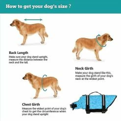 Unbranded Gilet De Sauvetage Pour Chien, Sauveteur Réfléchissant Avec Poignée De Sauvetage, Gilet Flottant Réglable, Aide à La Flottabilité élevée Dog Saver -Pet Soin 535928636 max
