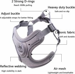 No Pull Dog Harness For Lmell Small Dogs. Adjustable Breathable Reflective Lightweight Gift -Pet Soin 537257536 max