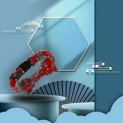 Mike Dog Cat Collar Bowtie Buffalo Check Plaid Christmas Winter Snowflake Pet Collargreen_w -Pet Soin 537344401 max