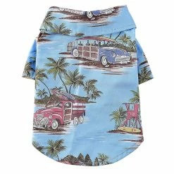 Magene Pet Summer T-shirt Hawaiian Style Dog Shirt