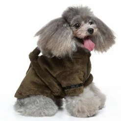 Magene Puppy Robe Dog Robe Sèche Robe De Serviette Avec Capuche Et Ceinture, Facile à Porter -Pet Soin 537543508 max