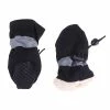 Unbranded 4pcs Anti-dérapage Pet Shoe Rain Boots Dog Foot Cover Épais Peluche Dog Boots Paw Protector Sole Pet Shoes (noir Taille 6