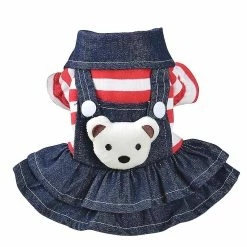 Unbranded Adorable Red Stripes Dog Apparel Small Pet Dog Cat Puppy Bear Decor Dress Elegant Dog Dress (taille 16-xl, Rouge) 5 Unbranded Adorable Red Stripes Dog Apparel Small Pet Dog Cat Puppy Bear Decor Dress Elegant Dog Dress (taille 16-xl, Rouge) -Pet Soin 538025446 max