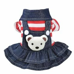 Unbranded Adorable Red Stripes Dog Apparel Small Pet Dog Cat Puppy Bear Decor Dress Elegant Dog Dress (taille 16-xl, Rouge) 6 Unbranded Adorable Red Stripes Dog Apparel Small Pet Dog Cat Puppy Bear Decor Dress Elegant Dog Dress (taille 16-xl, Rouge) -Pet Soin 538025521 max