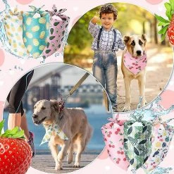 Unbranded 12 Pièces Dog Bandana Foulard Lavable Bavoirs Triangulaires Pet Réglable Lavable Kerchief Dog Bandana -Pet Soin 543228619 max