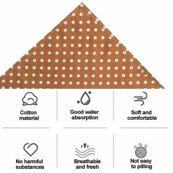 Unbranded 4pcs Dog Bandanas Été Mignon Doux Coton Chiot Chat Foulards Lavables Quotidien Mouchoir Cadeaux Confortables -Pet Soin 543228714 max