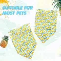 Unbranded 12 Pièces Dog Bandana Foulard Lavable Bavoirs Triangulaires Pet Réglable Lavable Kerchief Dog Bandana -Pet Soin 543228836 max