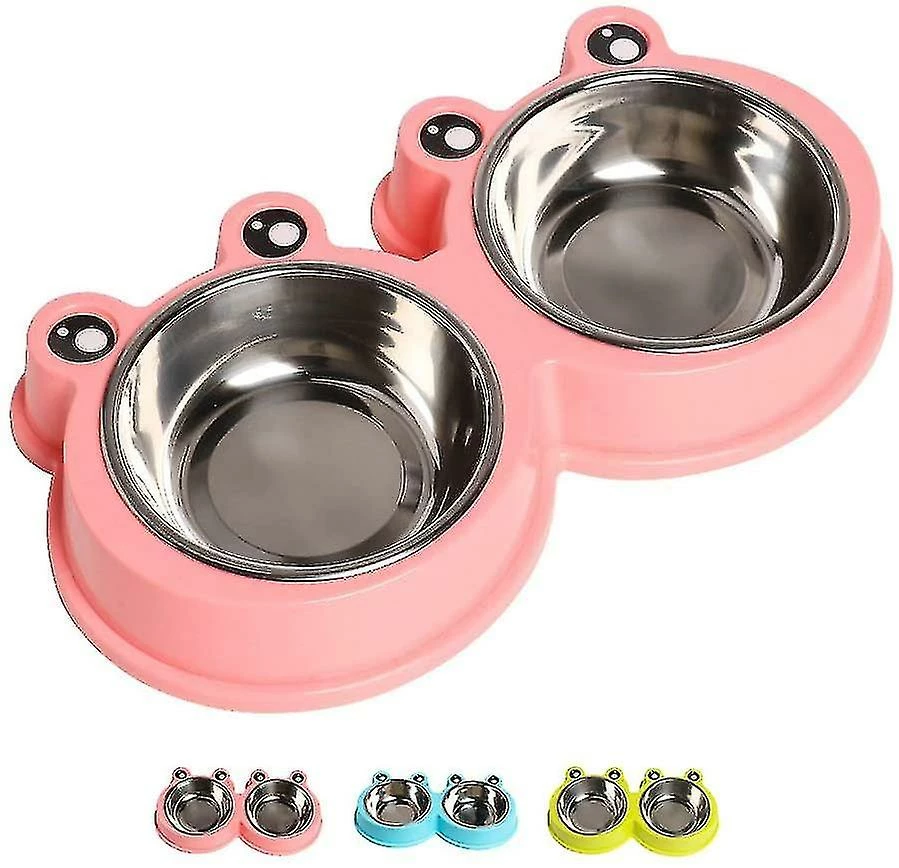 Unbranded Dog Cat Double Bowls Premium En Acier Inoxydable Pet Bowls 1 Unbranded Dog Cat Double Bowls Premium En Acier Inoxydable Pet Bowls