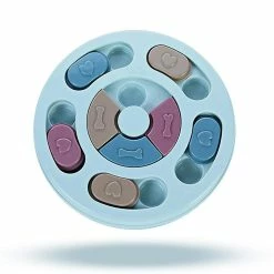 Vonkayi Pet Toys Dog Puzzle Toys Turntable Slow Feeder Jouet éducatif Bol Alimentaire Interactif Manger Lentement Bowl Pet Training Game