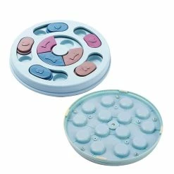 Vonkayi Pet Toys Dog Puzzle Toys Turntable Slow Feeder Jouet éducatif Bol Alimentaire Interactif Manger Lentement Bowl Pet Training Game -Pet Soin 547860447 max