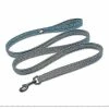 Unbranded Sjq Soft Mesh Nylon Dog Leash Double Trickness Running Reflective Safe Walking Training (bleu)