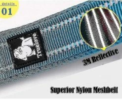 Unbranded Sjq Soft Mesh Nylon Dog Leash Double Trickness Running Reflective Safe Walking Training (bleu) 5 Unbranded Sjq Soft Mesh Nylon Dog Leash Double Trickness Running Reflective Safe Walking Training (bleu) -Pet Soin 548003994 max