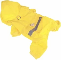 Unbranded Imperméable à Capuche Imperméable Réfléchissant Pet Cat Dog Imperméable Imperméable