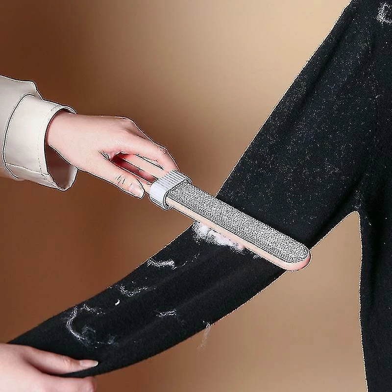 Boom Pet Dog Cat Hair Brush, Reusable Double-sided Hair Removal Brush, Portable Sofa Clothes Cleaning Flannel Brush Blue 2 Boom Pet Dog Cat Hair Brush, Reusable Double-sided Hair Removal Brush, Portable Sofa Clothes Cleaning Flannel Brush Blue – Image 2