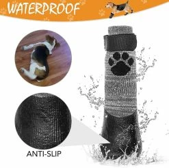 Anti Slip Dog Socks - Bottes De Chien D’extérieur Waterproof Dog Shoes Paw Protector 7 Anti Slip Dog Socks - Bottes De Chien D’extérieur Waterproof Dog Shoes Paw Protector -Pet Soin 550884439 max