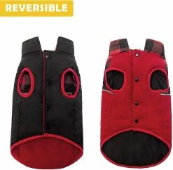 Dog Winter Coat Jackets Fleece Dog Cold Weather Coat Avec Côté Imperméable à L’eau - Pet Reversible Cold Weather -Pet Soin 550884602 max