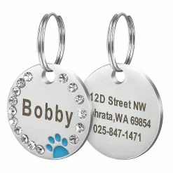 Unbranded 25mm Métal Vierge Dog Tag Patte Strass Pet Cat Nom Gravé Porte-clés Chain Jikaix 9 Unbranded 25mm Métal Vierge Dog Tag Patte Strass Pet Cat Nom Gravé Porte-clés Chain Jikaix -Pet Soin 552547631 max