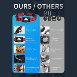 Unbranded Collier Pour Chien, Collier De Chien Réfléchissant Air Tag Pour Airtags - Réglable Durable Heavy Duty Dog Collar Re 8 Unbranded Collier Pour Chien, Collier De Chien Réfléchissant Air Tag Pour Airtags - Réglable Durable Heavy Duty Dog Collar Re -Pet Soin 554474057 max