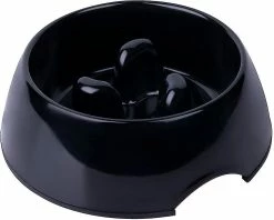 Sl Chang Slow Feeder Dog Bowl Slow Eating Anti-gulp Bol En Mélamine Sans Bpa Bol Interactif Pour Animaux De Compagnie Amusant Pour Chiens