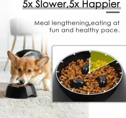 Sl Chang Slow Feeder Dog Bowl Slow Eating Anti-gulp Bol En Mélamine Sans Bpa Bol Interactif Pour Animaux De Compagnie Amusant Pour Chiens 7 Sl Chang Slow Feeder Dog Bowl Slow Eating Anti-gulp Bol En Mélamine Sans Bpa Bol Interactif Pour Animaux De Compagnie Amusant Pour Chiens -Pet Soin 554958130 max
