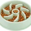 Sl Chang Dog Slow Feeder Bowl, Anti Slip Puzzle Bowl - Plats D’alimentation Anti-avalants Pour Animaux De Compagnie Slower Food