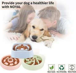 Sl Chang Dog Slow Feeder Bowl, Anti Slip Puzzle Bowl - Plats D’alimentation Anti-avalants Pour Animaux De Compagnie Slower Food 6 Sl Chang Dog Slow Feeder Bowl, Anti Slip Puzzle Bowl - Plats D’alimentation Anti-avalants Pour Animaux De Compagnie Slower Food -Pet Soin 554961847 max