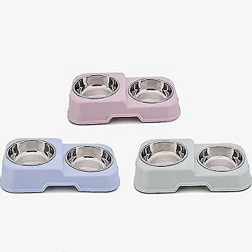 Sl Chang Double Dog Bowl, Antidérapant, Acier Inoxydable Ensemble De Bols Alimentaires Polyvalents Bol D’alimentation Polyvalent 5 Sl Chang Double Dog Bowl, Antidérapant, Acier Inoxydable Ensemble De Bols Alimentaires Polyvalents Bol D’alimentation Polyvalent – Image 5
