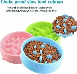 Sl Chang Slow Feeding Dog Bowl Slow Feeding Dog Bowl Les Mangeoires Et Les Buveurs Pour Chiens Favorisent Une Alimentation Saine -Pet Soin 554966827 max