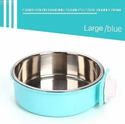 Sl Chang Crate Dog Bowl, Acier Inoxydable Amovible Hanging Food Water Bowl Crate Coop Cup, Pet Cage Bowls Wit 7 Sl Chang Crate Dog Bowl, Acier Inoxydable Amovible Hanging Food Water Bowl Crate Coop Cup, Pet Cage Bowls Wit -Pet Soin 554967368 max