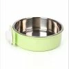 Sl Chang Crate Dog Bowl, Acier Inoxydable Amovible Hanging Food Water Bowl Crate Coop Cup, Pet Cage Bowls Wit