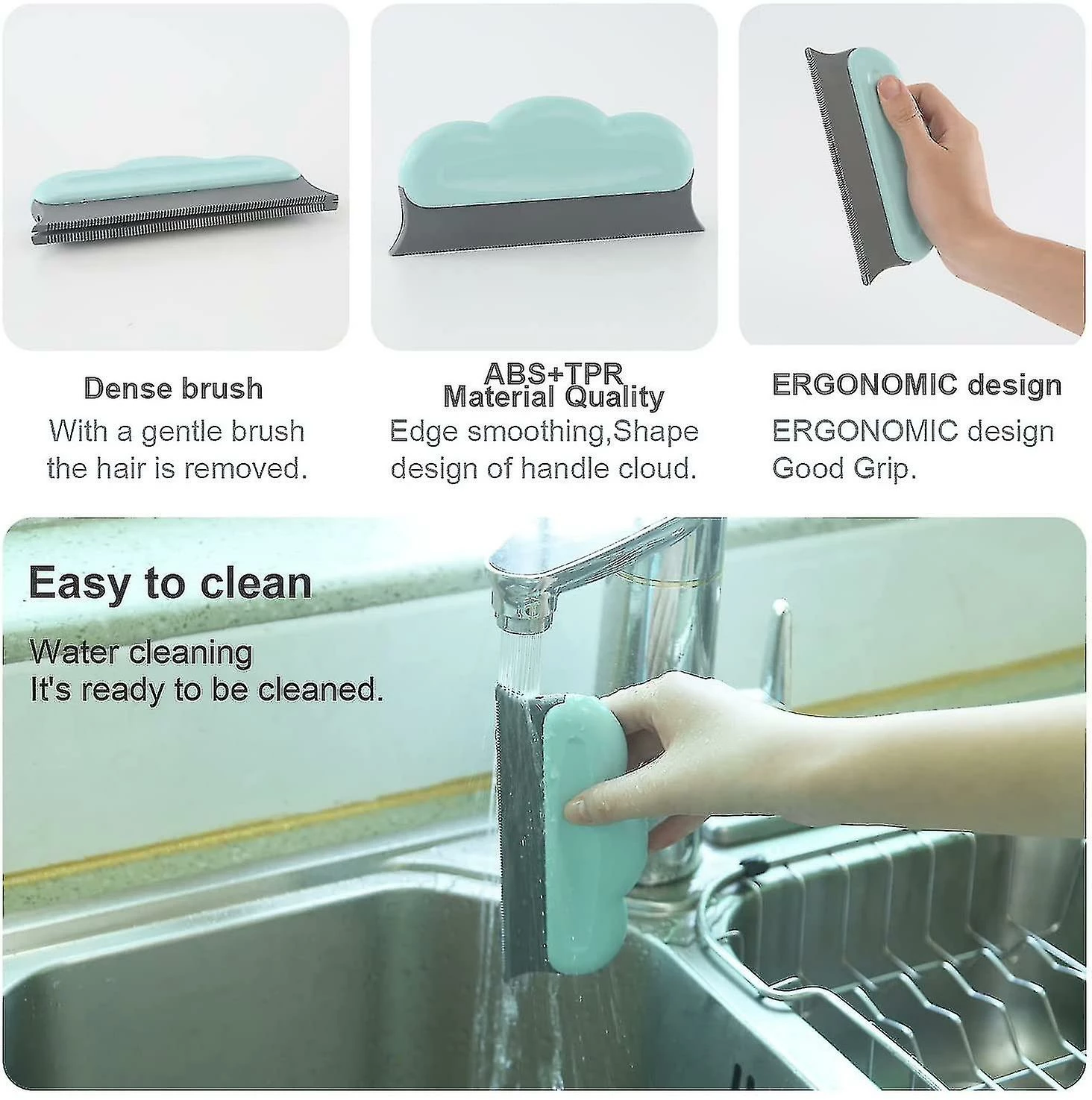 Unbranded Pet Hair Remover Brush Réutilisable Pet Hair Remover Brush Cat Dog Pet Hair Remover Pour Lit à Linge, 2 Pièces, Rose + Bleu 4 Unbranded Pet Hair Remover Brush Réutilisable Pet Hair Remover Brush Cat Dog Pet Hair Remover Pour Lit à Linge, 2 Pièces, Rose + Bleu – Image 4