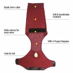 Giveuphesit Dog Recovery Suit Surgery Dog Onesie Cone Alternatives Spay Neuter Suit Combinaison De Récupération Chirurgicale -Pet Soin 556560134 max