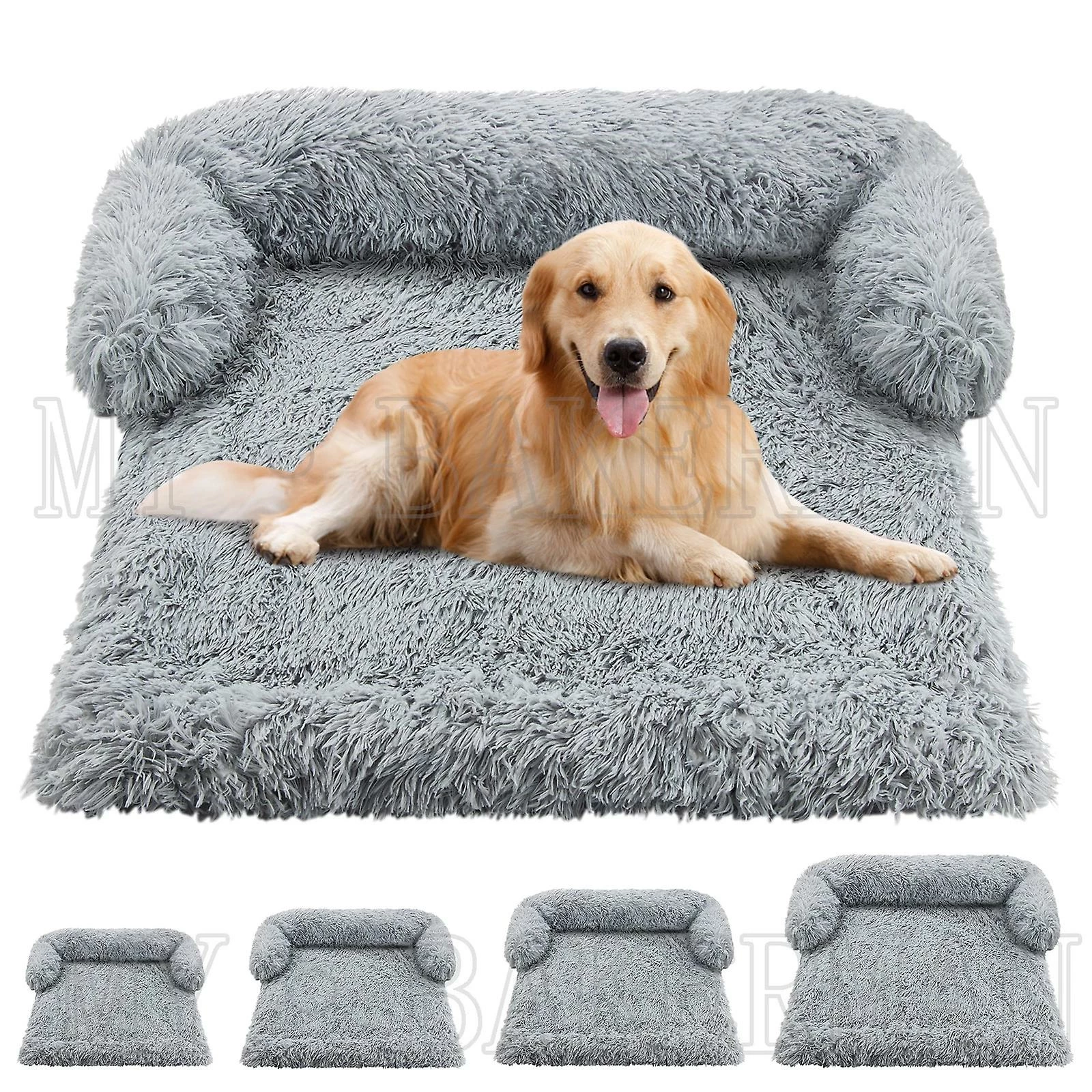 Arysiedder Dog Pet Dog Bed Pet Sofa Protection Peluche Dog Pad Dog Sofa, Pet Furniture Canapé Cover Avec Coussin De Cou Doux, Lavable En Machine, Gris 1 Arysiedder Dog Pet Dog Bed Pet Sofa Protection Peluche Dog Pad Dog Sofa, Pet Furniture Canapé Cover Avec Coussin De Cou Doux, Lavable En Machine, Gris