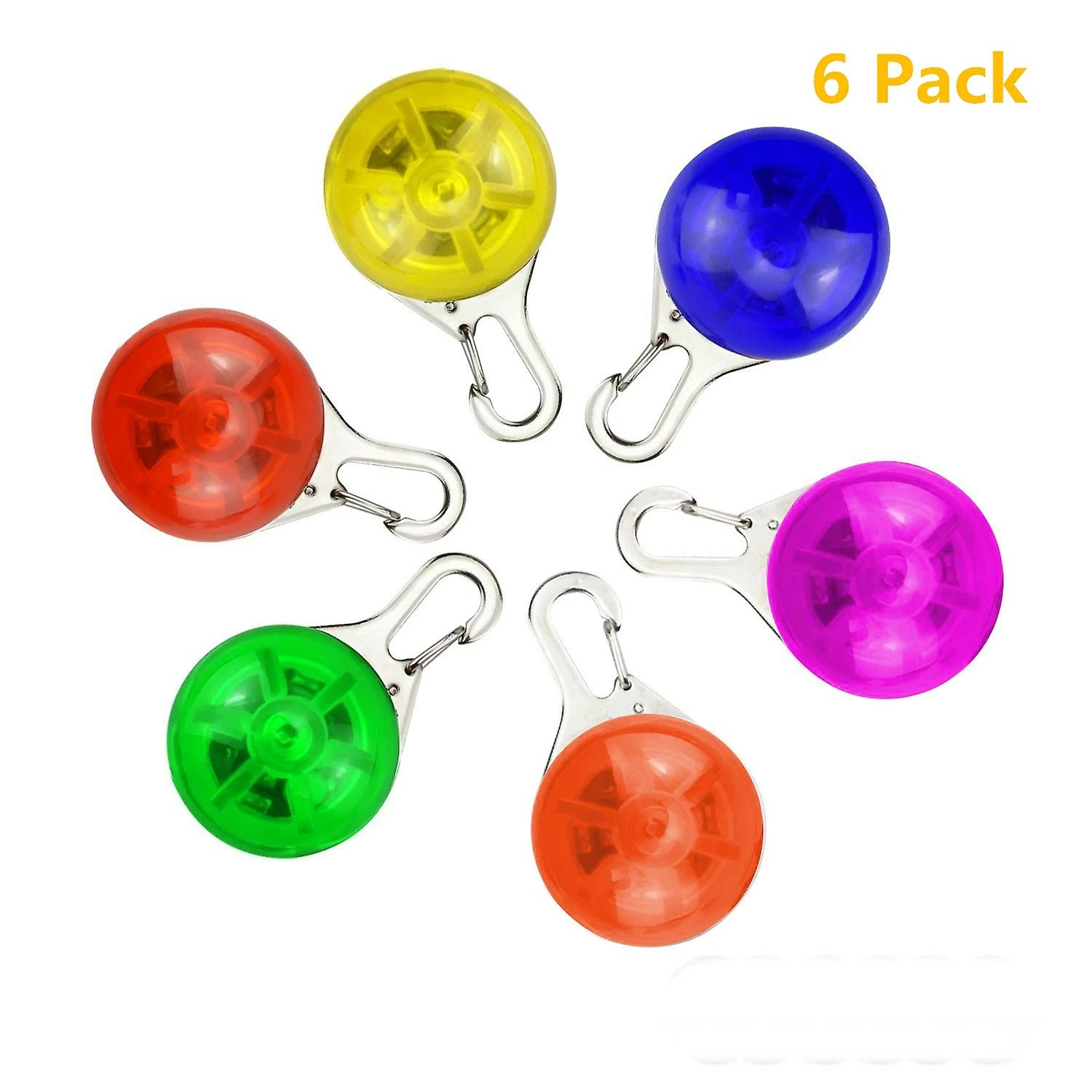 Jscxcf Résistant à L’eau Clip-on Dog & Cat Collier Led Lumières, Collier Lumière, Collier Charmes 6pcs Amélioré 6 Couleurs Led Chien Collier Sécurité Nuit Pour La Marche, Lumière 1 Jscxcf Résistant à L’eau Clip-on Dog & Cat Collier Led Lumières, Collier Lumière, Collier Charmes 6pcs Amélioré 6 Couleurs Led Chien Collier Sécurité Nuit Pour La Marche, Lumière