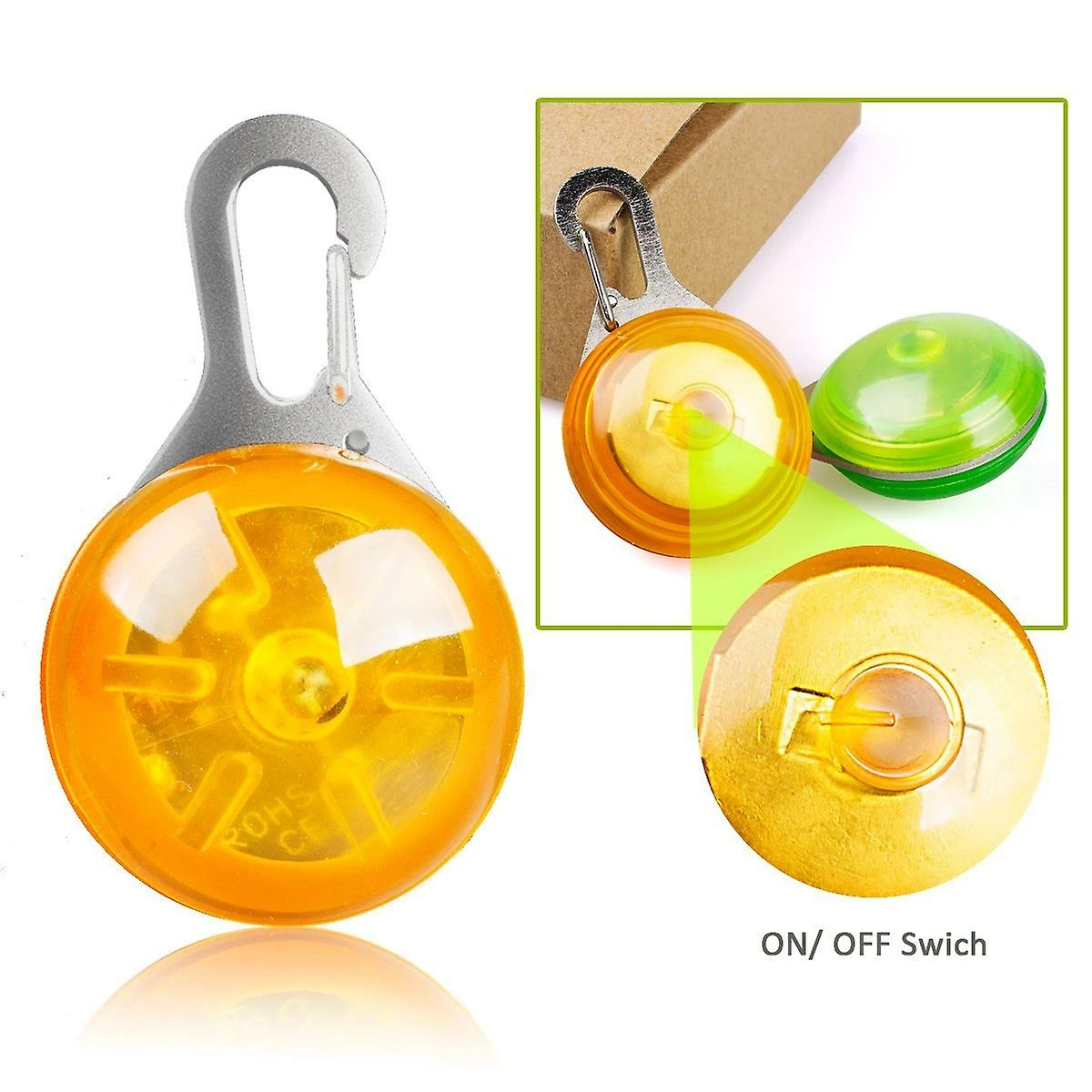 Jscxcf Résistant à L’eau Clip-on Dog & Cat Collier Led Lumières, Collier Lumière, Collier Charmes 6pcs Amélioré 6 Couleurs Led Chien Collier Sécurité Nuit Pour La Marche, Lumière 4 Jscxcf Résistant à L’eau Clip-on Dog & Cat Collier Led Lumières, Collier Lumière, Collier Charmes 6pcs Amélioré 6 Couleurs Led Chien Collier Sécurité Nuit Pour La Marche, Lumière – Image 4