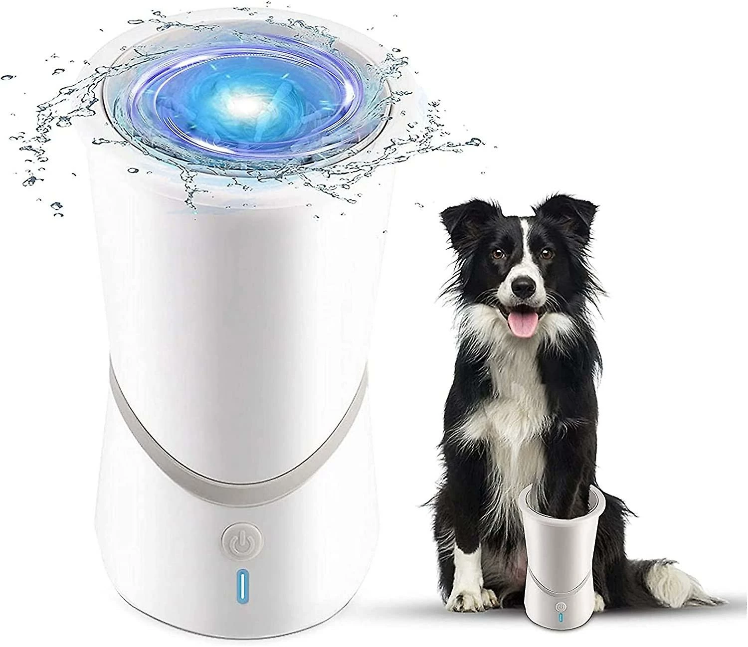 Jscxcf Automatic Dog Paw Washer Electric Paw Cleaner, One Click Quick Wash Avec 360 Pieds Rotatifs En Silicone Souple, Pour Chats Et Chiens 1 Jscxcf Automatic Dog Paw Washer Electric Paw Cleaner, One Click Quick Wash Avec 360 Pieds Rotatifs En Silicone Souple, Pour Chats Et Chiens